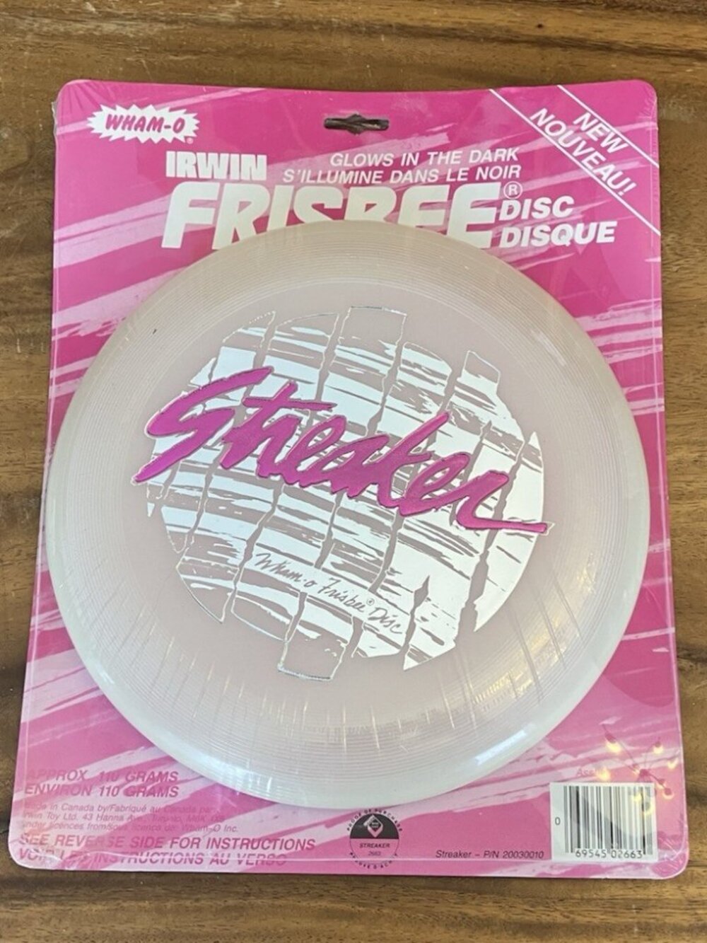 Rare Vintage 1986 Wham-O Streaker Frisbee Disc - New Sealed